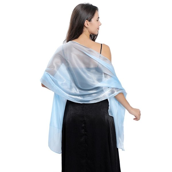 Scarf Aftonklänningar Sjal LJUSBLÅ LJUSBLÅ Light Blue