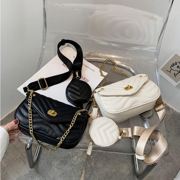 Tote tasker underarms håndtaske SORT black