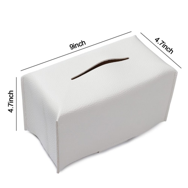 2 Stk Læder Kleenex Covers SORT black