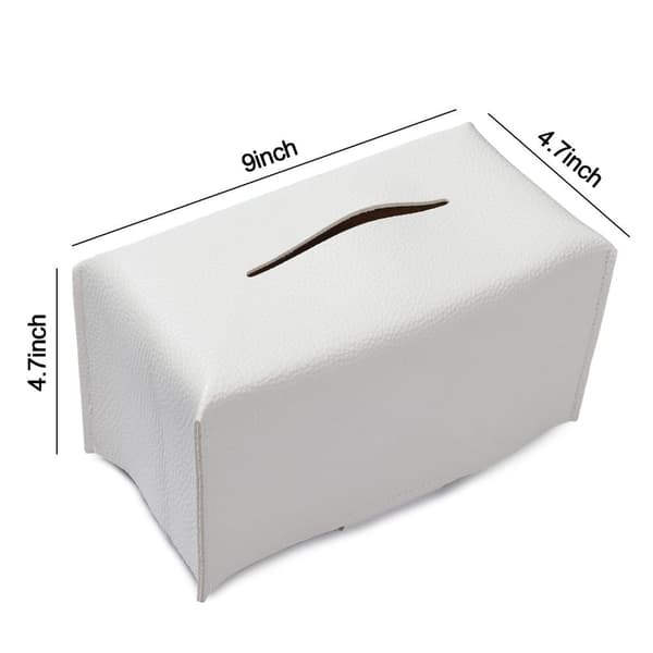 2stk Lær Kleenex Deksler ROSA pink