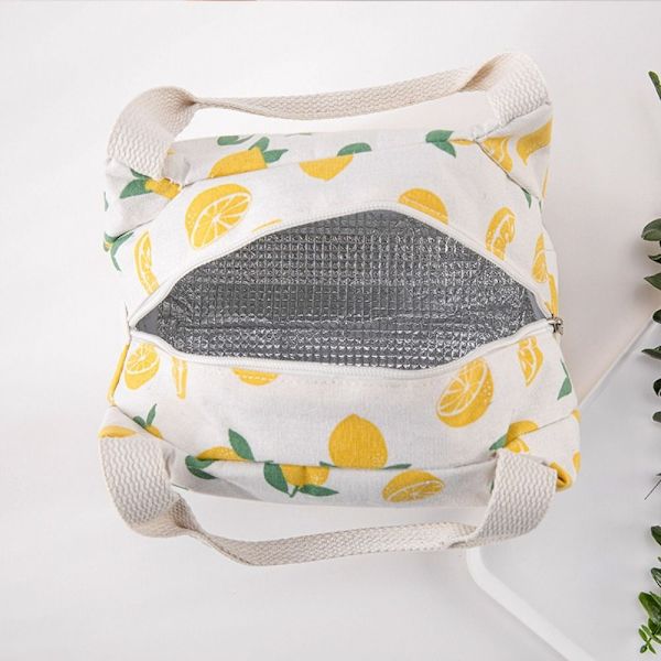 Isolert termisk lunsjpose Lunsjmat Drikkebærer LEMON-2 Lemon-2
