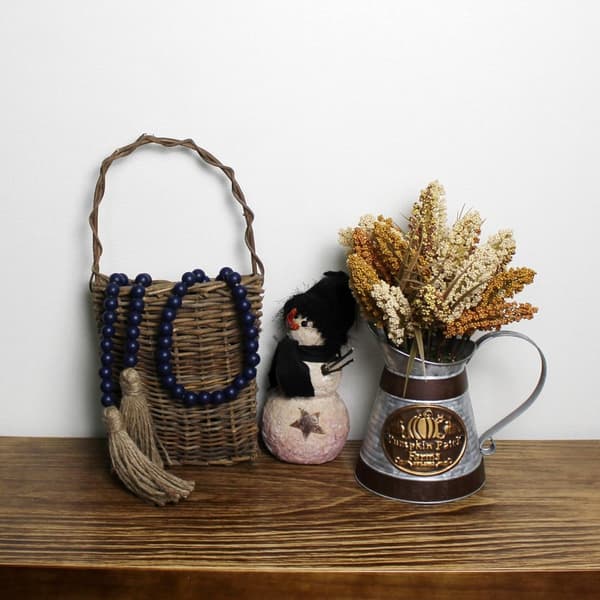 1 Stk Navy Blue Decor Soveværelse Decor Macrame Væg Decor 1 Pcs