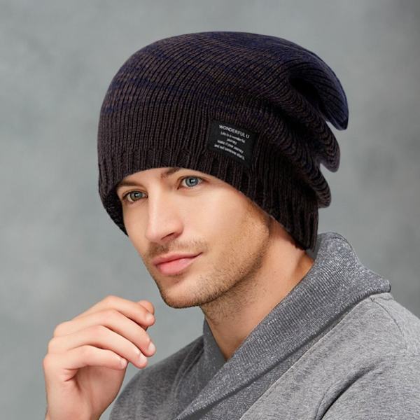 Strikket Hue Beanies Hue KAFFE Coffee