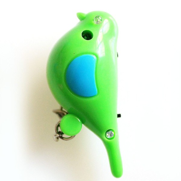 Key Finder Bird Keychain Whistle GRØNN green