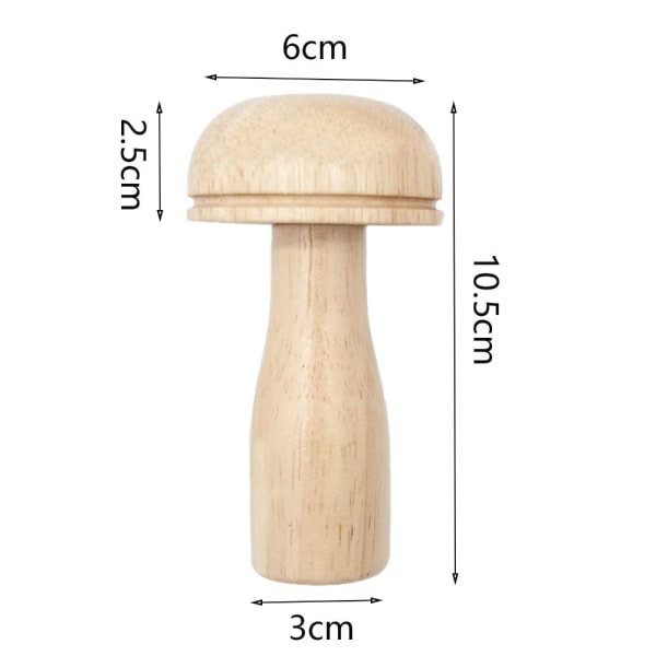 Parsiva sieni Puinen Parsittava puinen ompelutyökalu