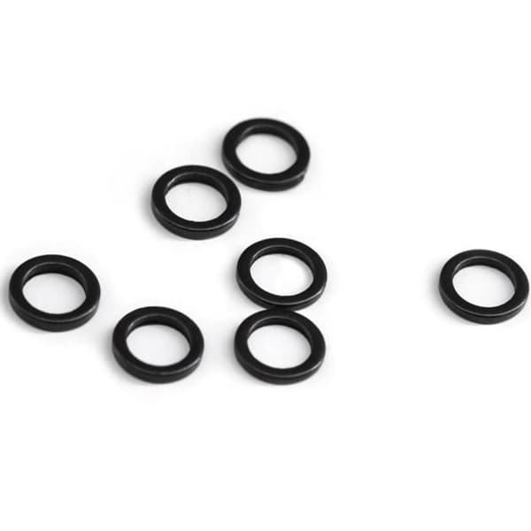 100 stk Karpefiskeri O Ring Hår Rig Ring OVAL FORM-4,5MM OVAL Oval Shape-4.5mm