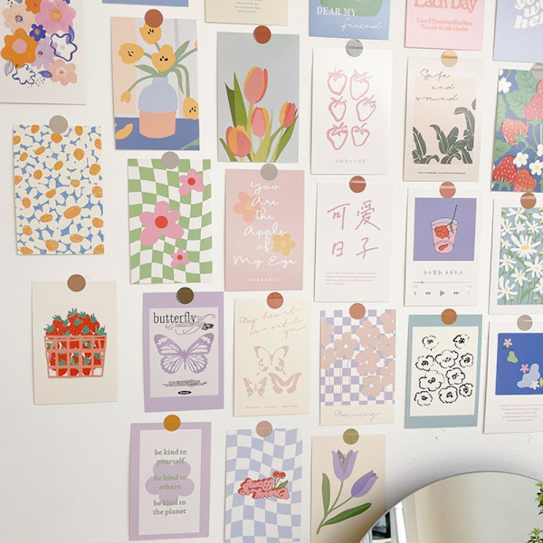 Blomstertulipanpostkort lykønskningskort E E E
