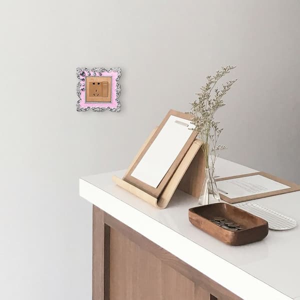 Single Light Switch Cover Sockel Surround Frame KAFFE coffee