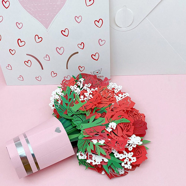 Pop Up buket papirblomster 01 01 01