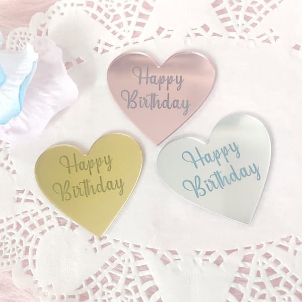 10stk Cake Top Flagg Cupcake Topper SØLV SEXAGONAL SEXAGONAL Silver Hexagonal-Hexagonal