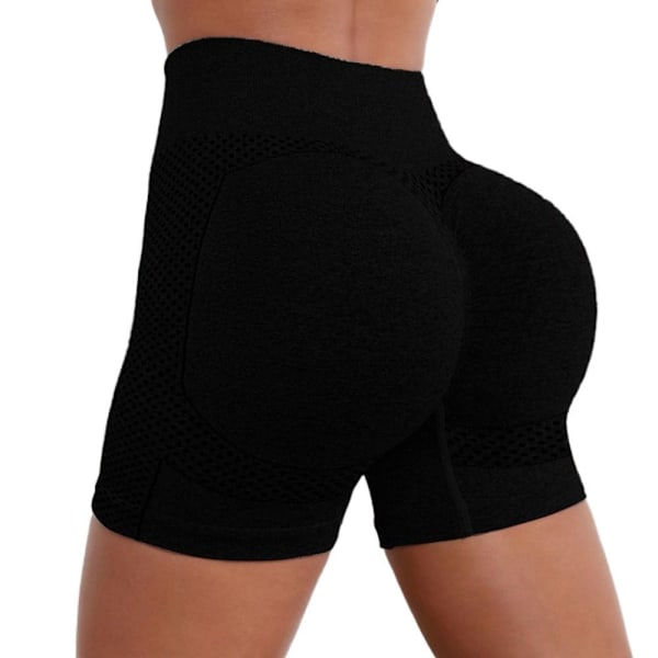 Jonformande shorts Butt Lifting Shorts SVART M(53-63KG) black M(53-63kg)