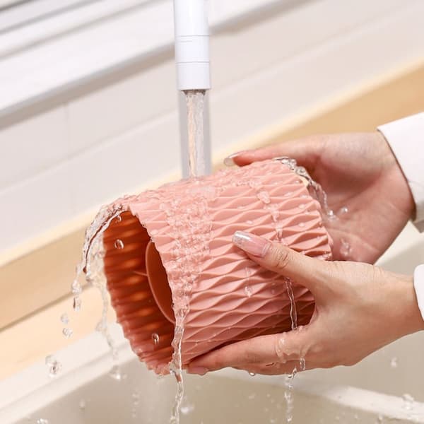 Makeup Brush Cup Oppbevaringsboks Organizer GRÅ grey