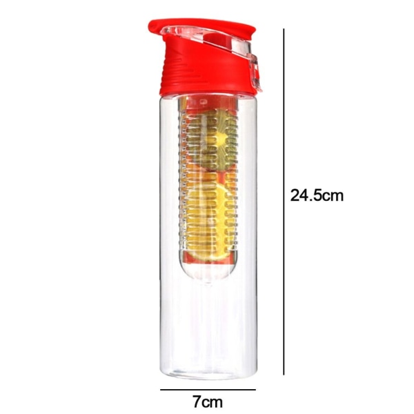 Vannflaske Fruktinfusjonsflasker ORANSJE orange