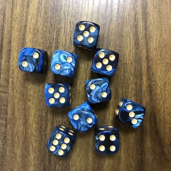 10 stk/sæt DND-terninger polyhedriske terninger STYLE 4 STYLE 4 Style 4