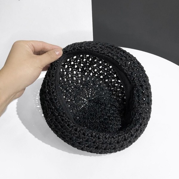 Beret Hat Maler Hat SORT black