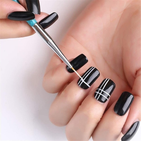 6 kpl Nail Art Brush Nail Liner Painting Pen Nail Brush Pen 6pcs