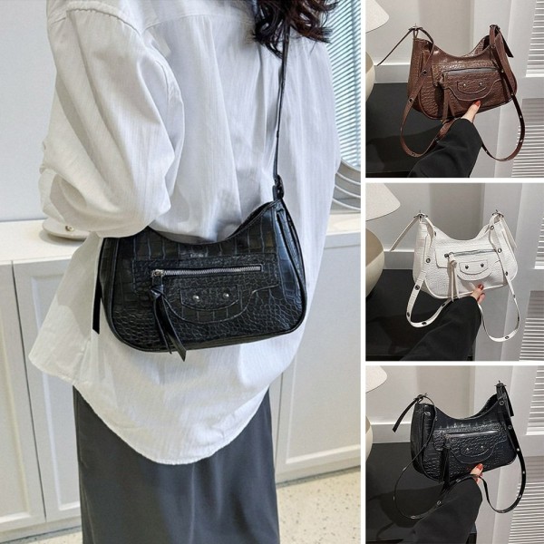Skuldertaske Crossbody taske HVID White
