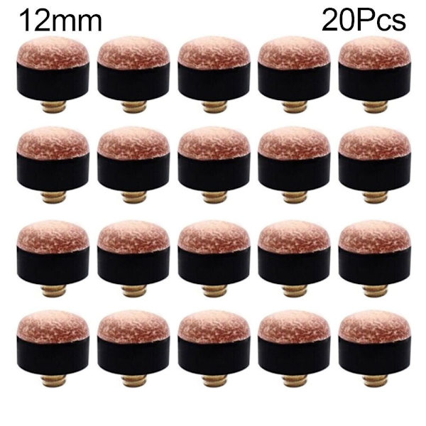 20 stk Billard Cue Tips Billards Tips 12MM20STK 20STK 12mm20Pcs