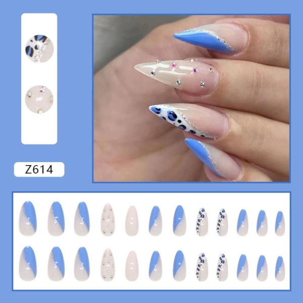 24stk False Nails Long Almond XR-01 XR-01 XR-01