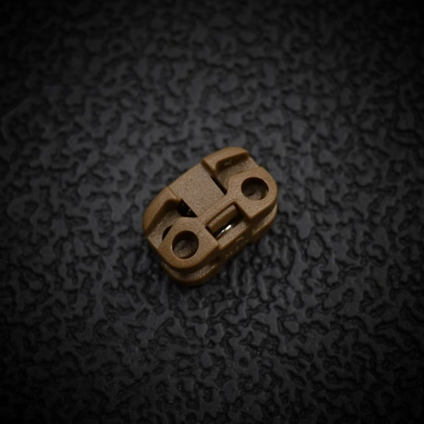 2 stk Fjedersnor Låse Toggle Stopper ARMY GREEN Army Green