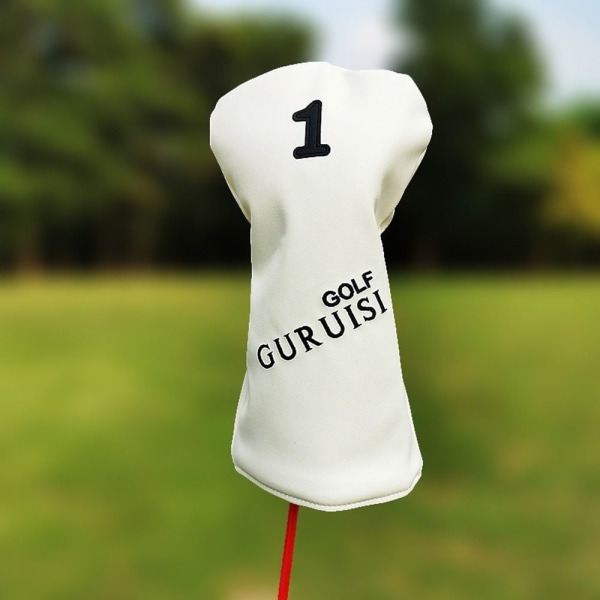 Golf Woods Head Cover Golfmailan kansi COVER 3 3 White 3-3