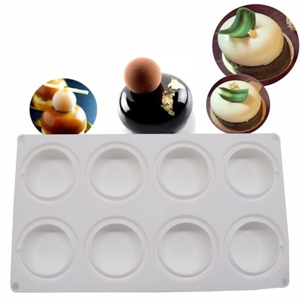 3D puolipallon silikoni mold 6 CAVITY 6 CAVITY 6 Cavity