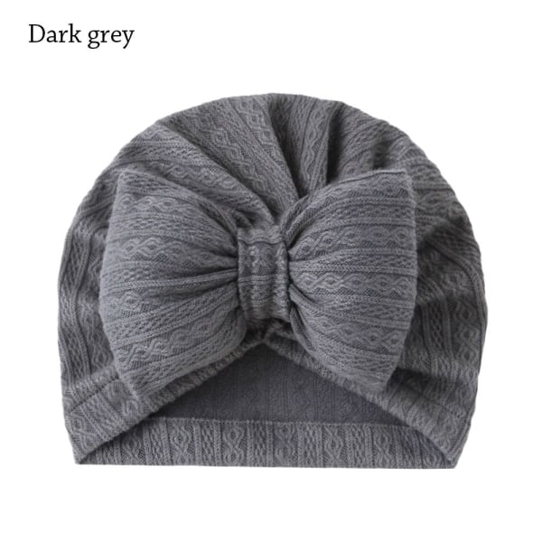 Baby Turbanhatt MÖRKGRÅ dark grey