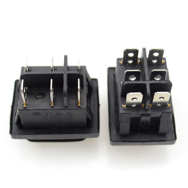2 kpl keinuvipukytkin vedenpitävä 16A 250V 20A 125V AC