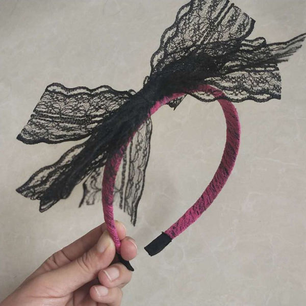 2kpl Lace Bow -hiuspanta MULTICOLOR MULTICOLOR multicolor