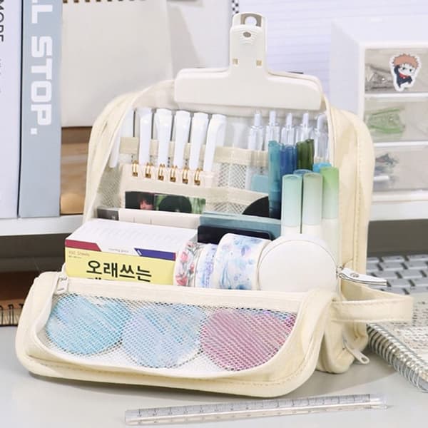 Pencil Bag Opbevaringspose GRÅ grey
