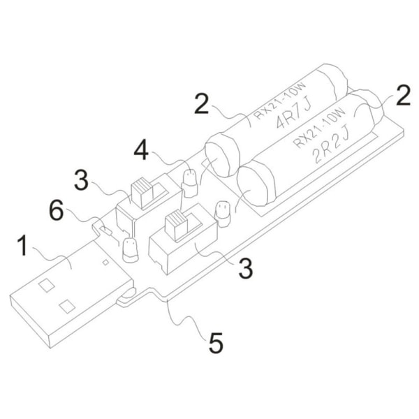 USB Resistor DC Electronic Load Aging Discharge Loader