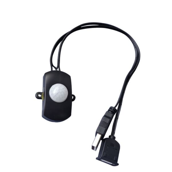 Detektor Switch Rörelsesensor SVART USB USB black USB-USB