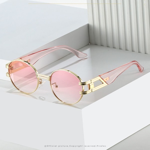 Oval Punk Aurinkolasit Pyöreät aurinkolasit GRADIENT PINK GRADIENT Gradient pink