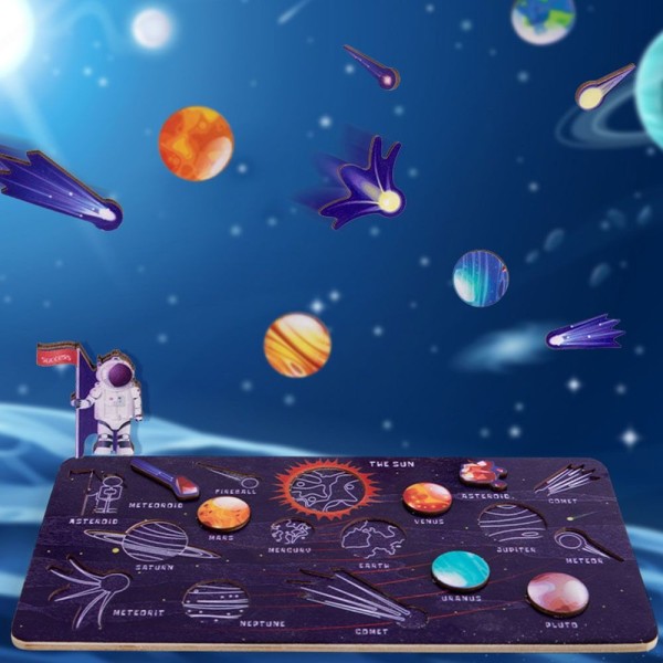 Solar System Jigsaw Planets Cognition 3 3 3