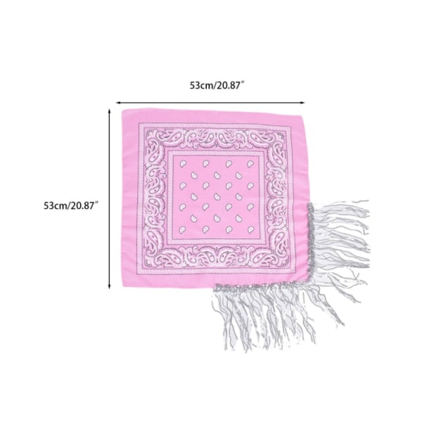 Huvudsjal Paljetter Scarf VIT White