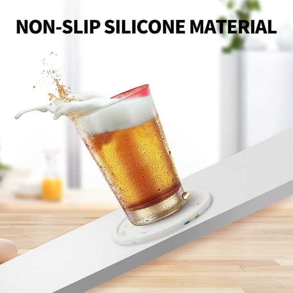 8 Stk Noctilucent Drink Coasters Silikon Coasters Circular