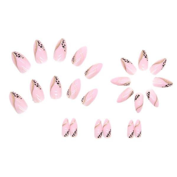 False Nails Long Almond 1 1 1