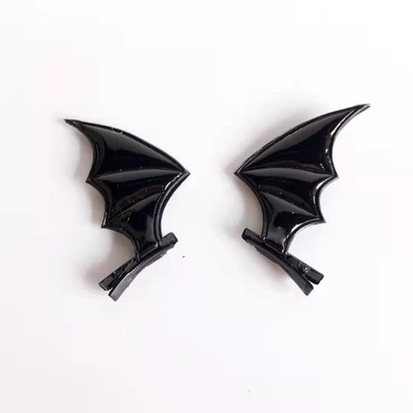 3 par Halloween hårnåle Devil Ears Pandebånd SØLV 01 01 silver 01-01