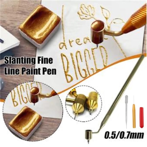 Fluid Writer Paint Applicator Pen Sned Fine Line Paint Penna 0.7mm