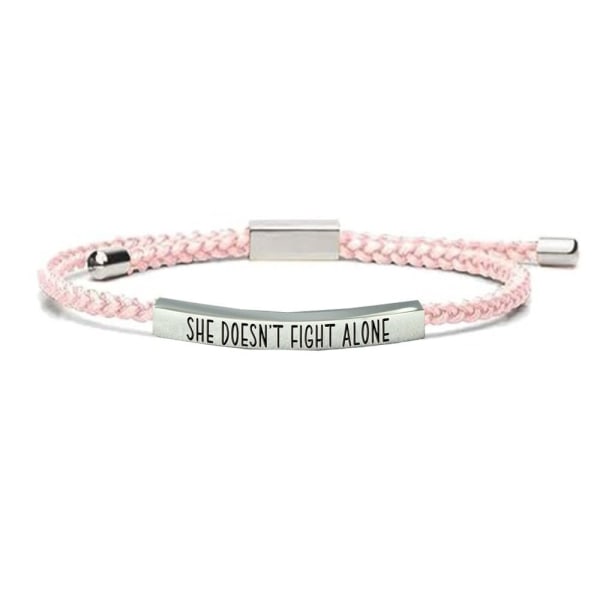 Tube Armbånd Inspirerende Armbånd SØLV RØR ROSA ROSA Silver Tube Pink-Pink