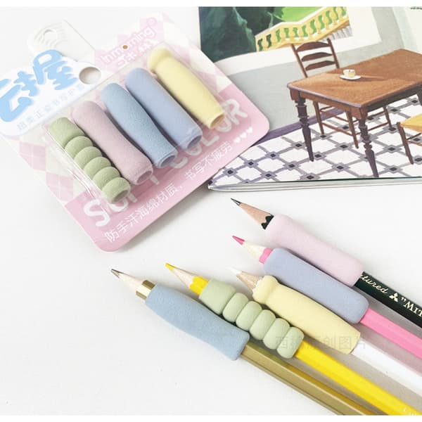 5 st/ set Creative Penil Holder Simplicity Enfärgad penna