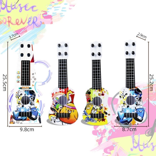 Simulering gitar mini ukulele A A A