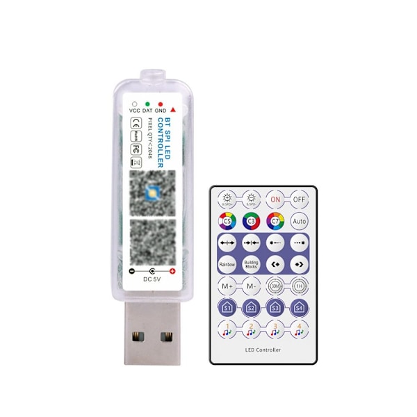 Led-musiikkiohjain Bluetooth -sovellusohjain RGB-valo