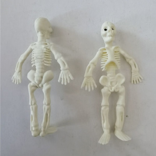 24 kpl Skull Doll Skeleton Riipus 7CMWHITE WHITE 7cmWhite
