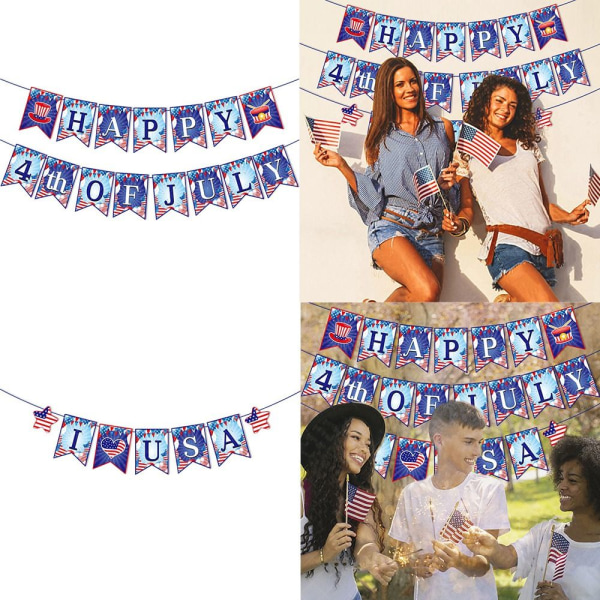 Independence Day Banner Bunting Garland 01 01 01