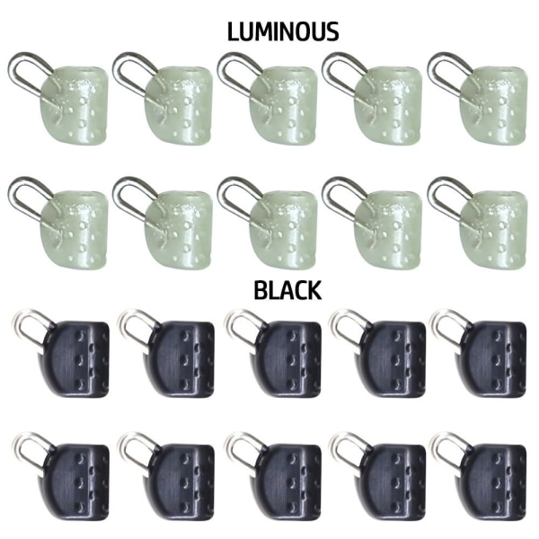 20 stk Abo Float Connectors Clear Snap LUMINOUS LUMINOUS luminous