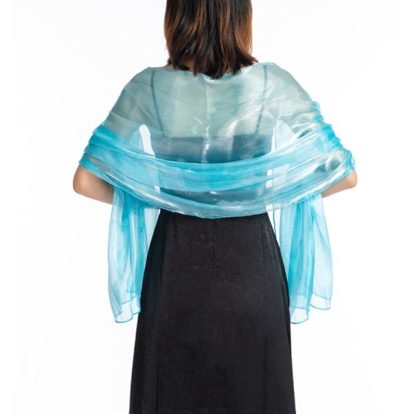 Iltapuvut Huivi Lady Cape Wraps LAKE BLUE LAKE BLUE Lake Blue