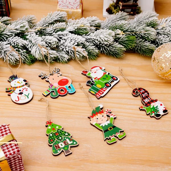 3st Julhänge Xmas Tree Hanging Tag 3PCS-TREE 3PCS-TREE 3pcs-Tree