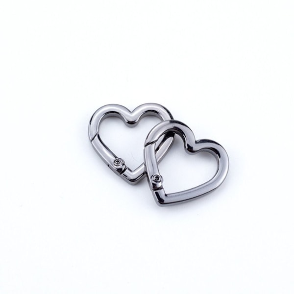 5 stk Spring Ring Spænder Karabinhagepunge Håndtasker SORT 25MM Black 25mm