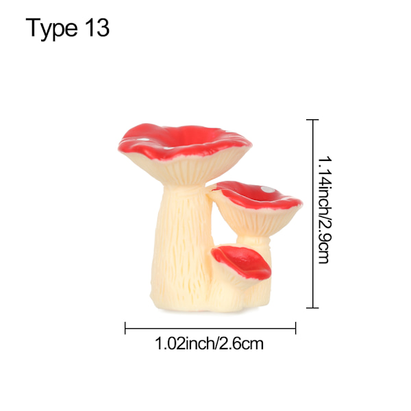 Miniatyr sopphussoppfigurer TYPE 13 TYPE 13 type 13